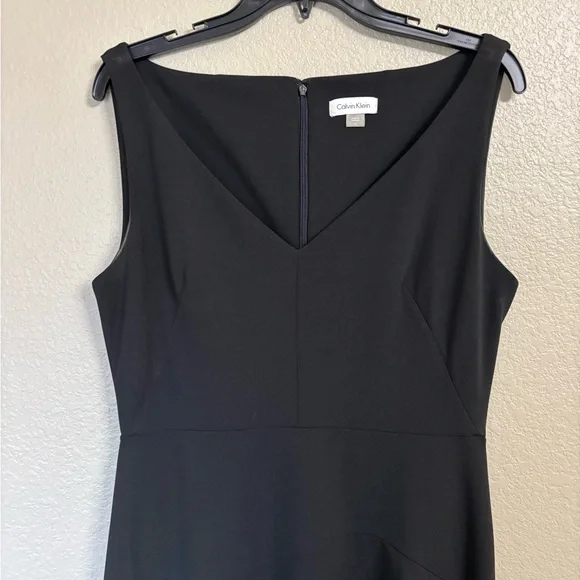 Calvin Klein Black Drop Waist Dress, size 10 - Picture 3 of 8